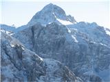 Triglav, pred njim Bovški Gamsovec